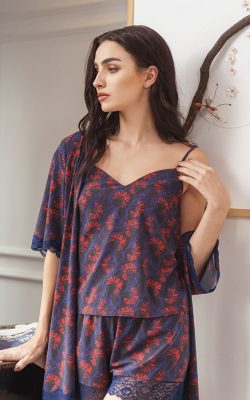 Đầm ngủ Red Daisy